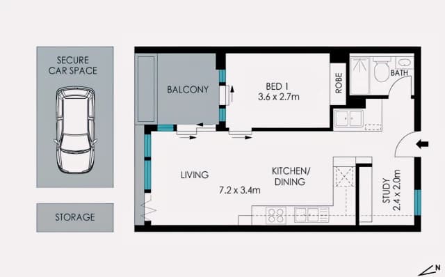 1Bedrooms, 1Bathrooms