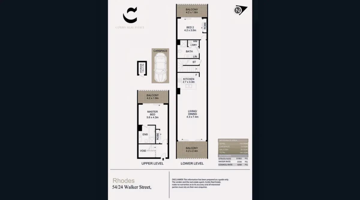 54/24 Walker Street,Rhodes,New South Wales 2138