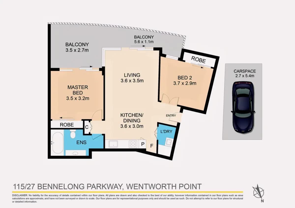 115/27 Bennelong Pkwy ,Wentworth Point,New South Wales 2127
