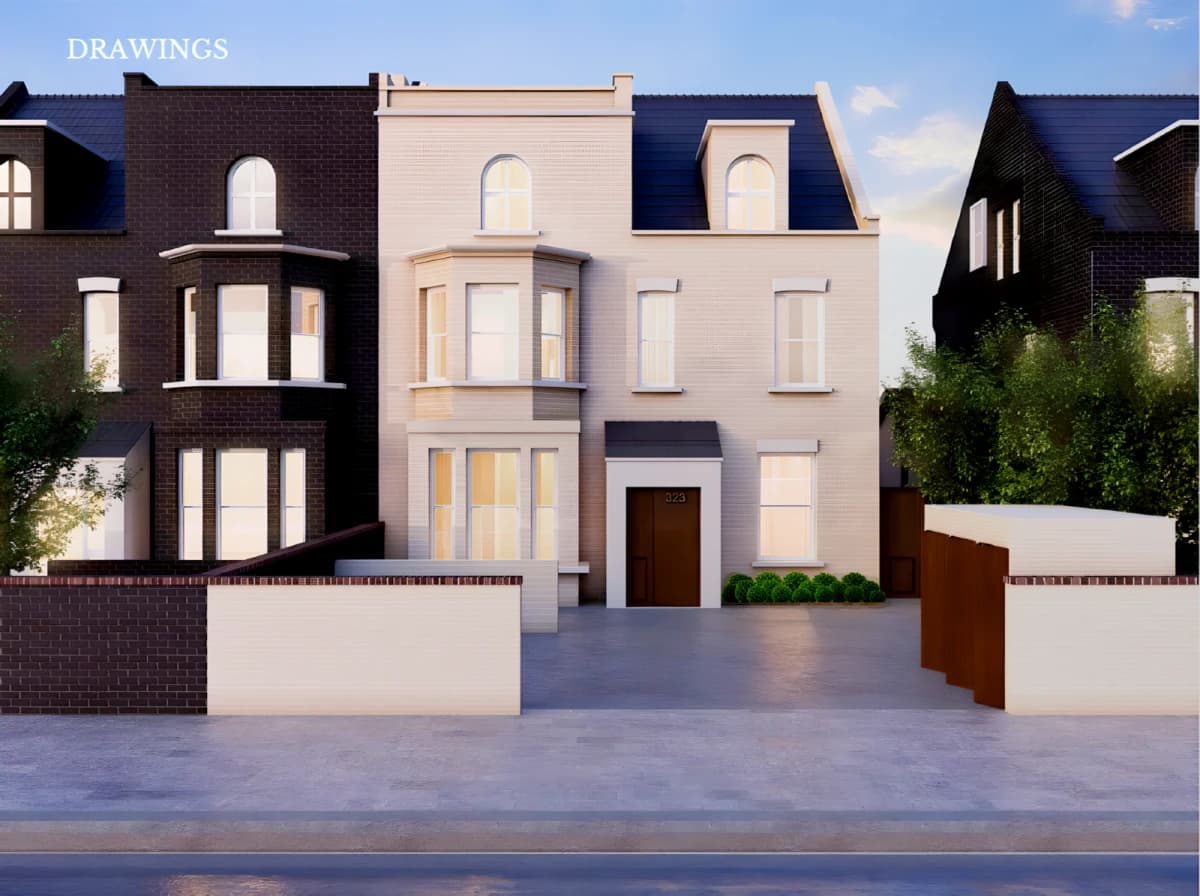 Lit Finsbury House
