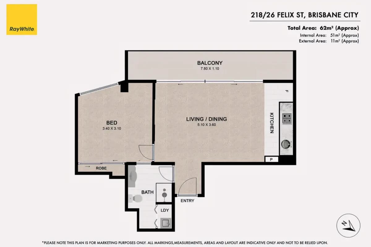 178/26 Felix Street,Brisbane City,Queensland 4000