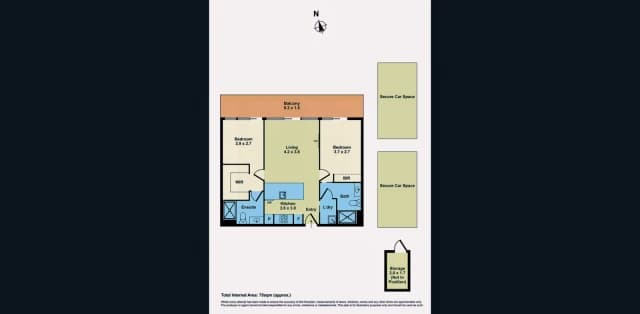 2Bedrooms, 2Bathrooms
