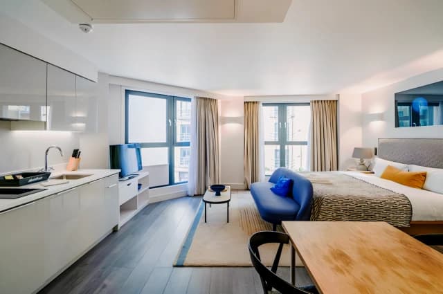 One bed studio apartment