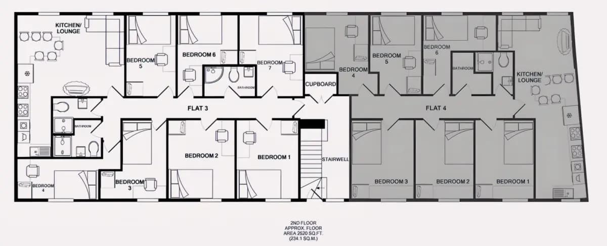 Flat 3, 42 Bankfield Road
