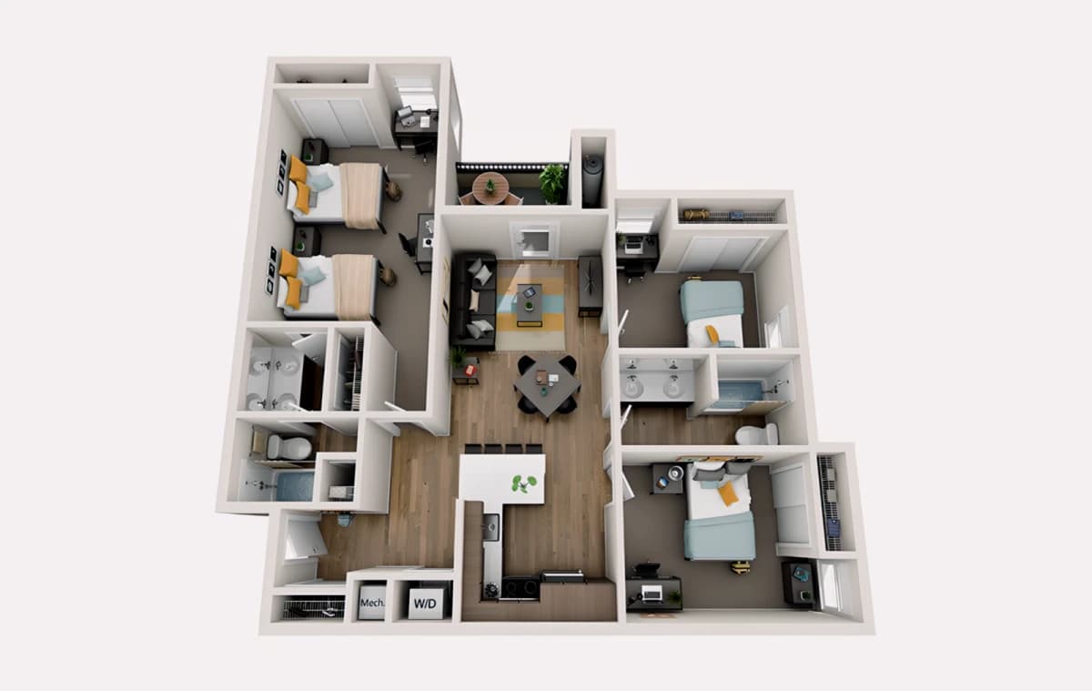 The U Apartments image