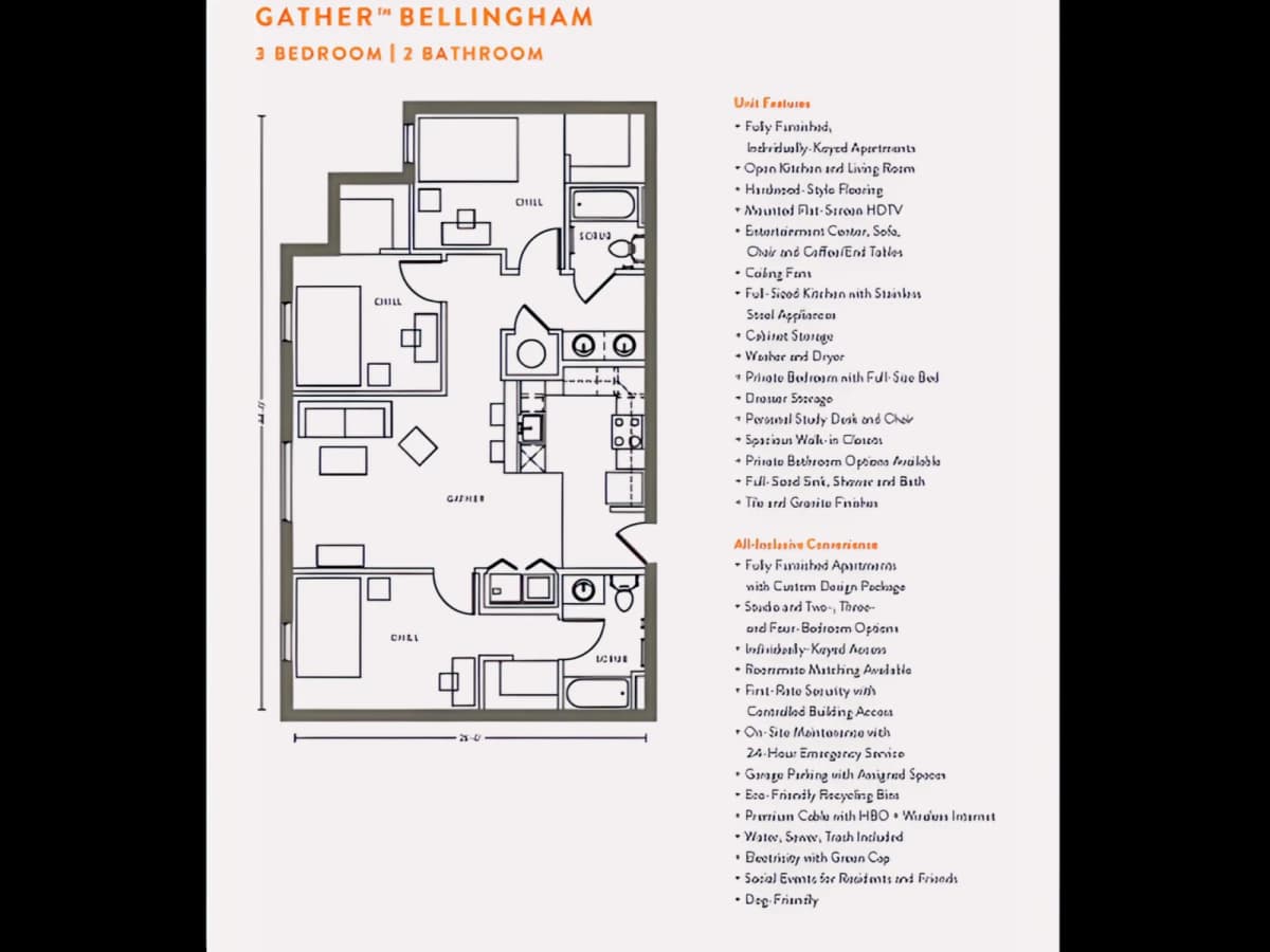 3 Bed 2 Bath C2