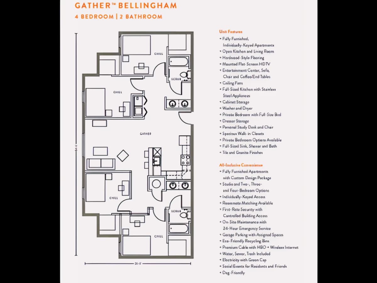 4 Bed 2 Bath D2