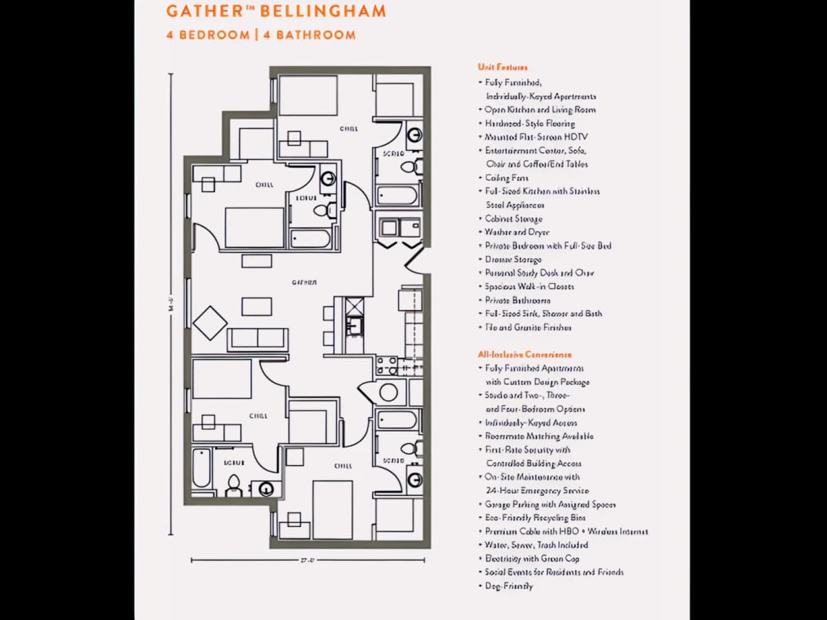 4 Bed 4 Bath D4