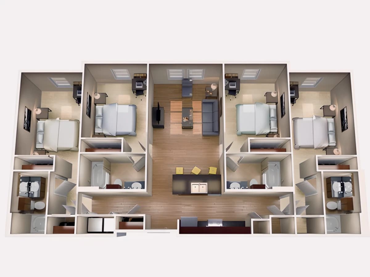 4 Bed 4 Bath D1