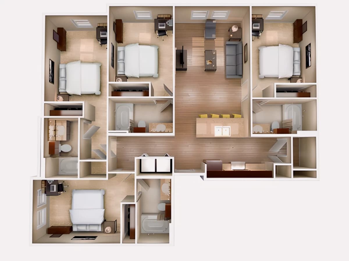 4 Bed 4 Bath D2