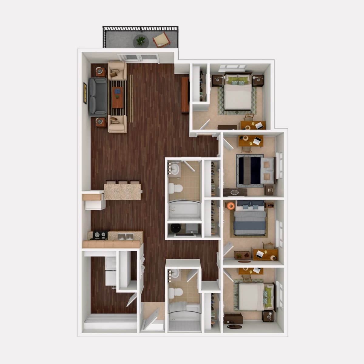 Collegiate Suites & Hunters Ridge image