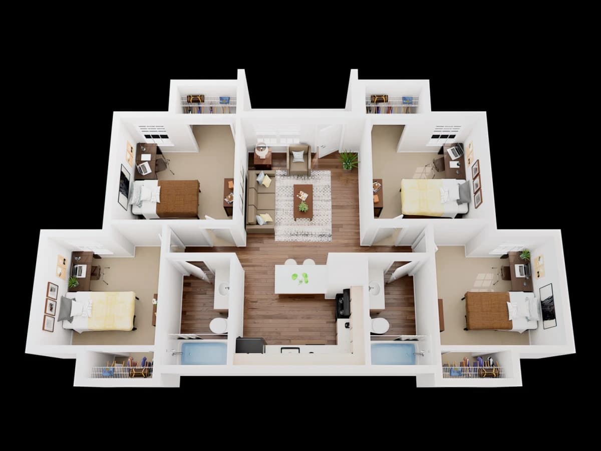 Centennial Court Apartments- Student Housing image