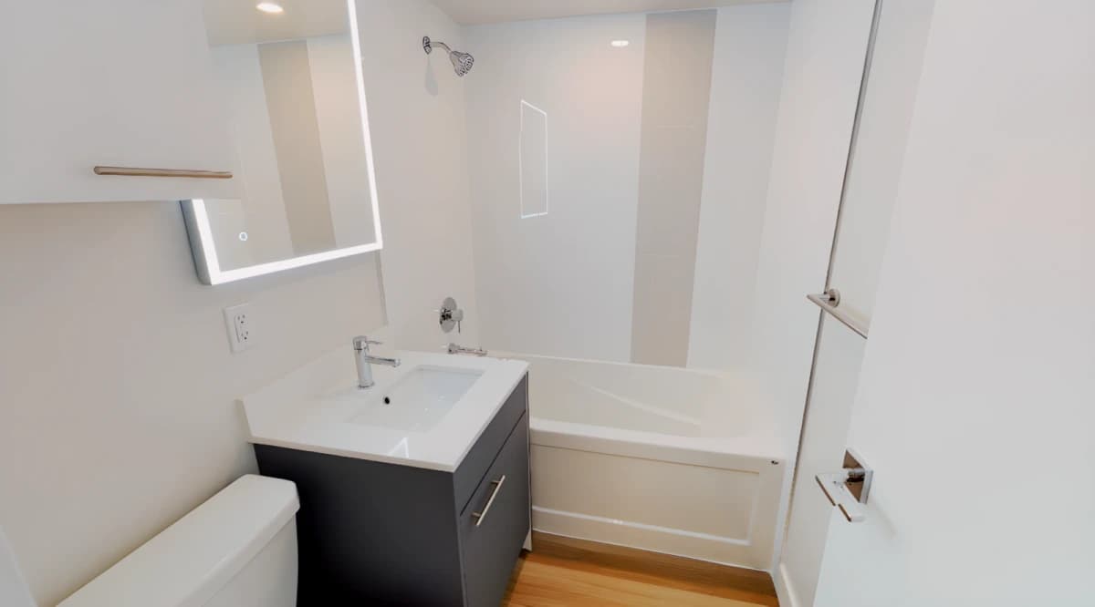 1 Bed 1 Bath Plan A