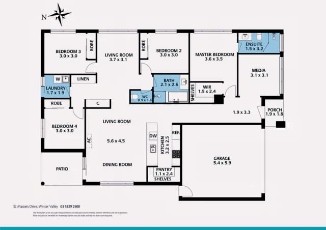 4 Bed, 2 Bath