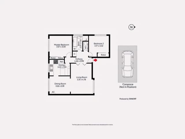2 Bed, 1 Bath