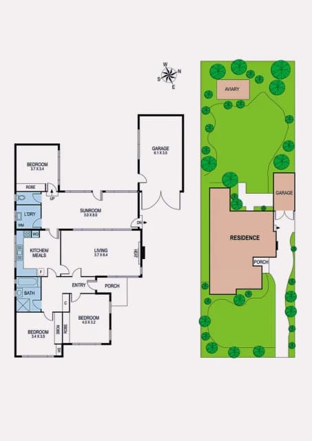 3 Bed, 2 Bath