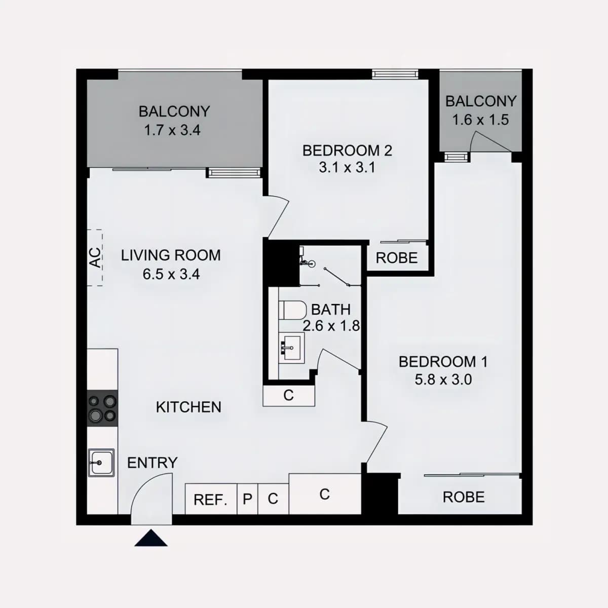 3402E/ 888 Collins St