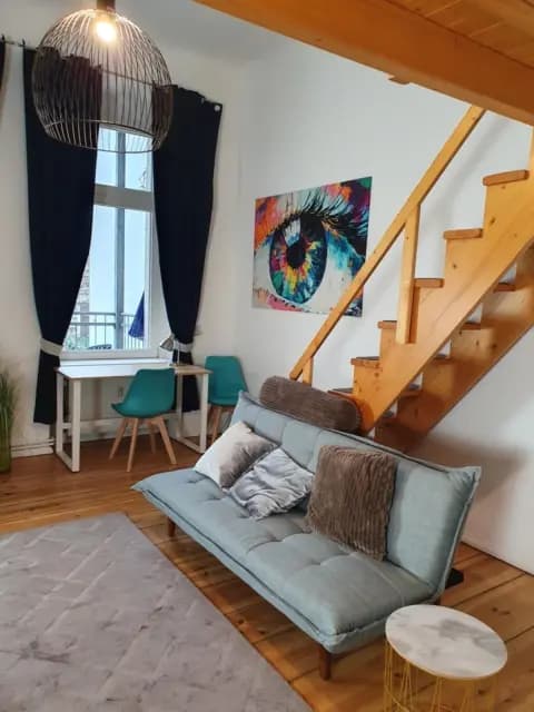 Bright studio with balcony in Kreuzberg