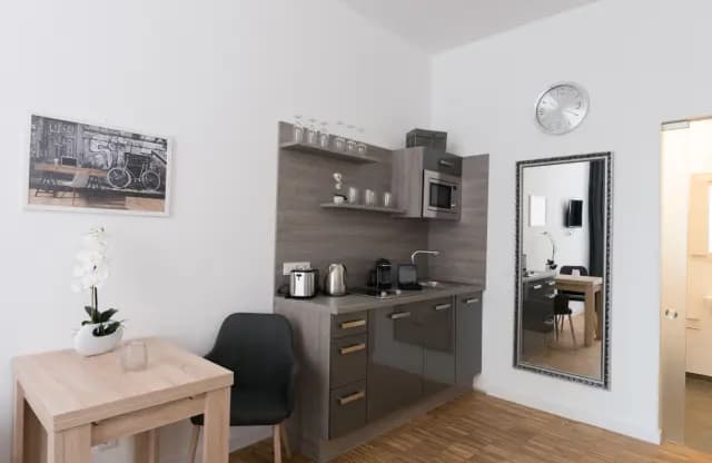 Modern studio located directly at Rosenthaler Platz in Berlin Mitte