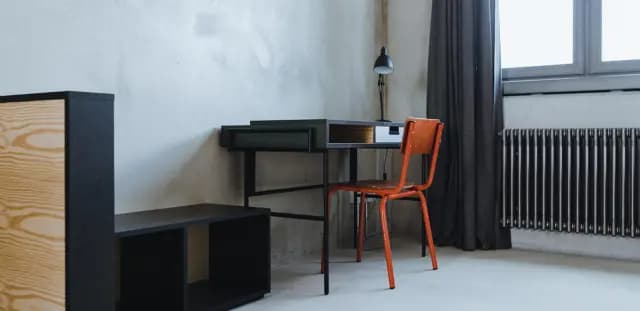 Top-floor studio in a modern student residence in Friedrichshain