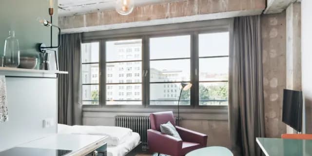 Fantastic studio in a cool residence near Frankfurter Tor