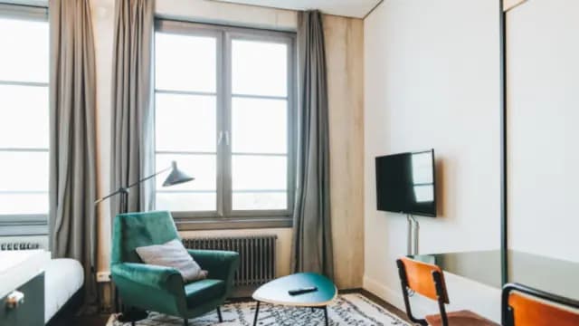 Fantastic studio in a cool residence near Frankfurter Tor