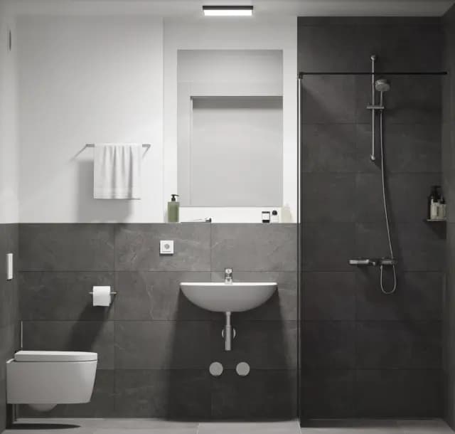 Studio Black in a student residence, in Offenbach