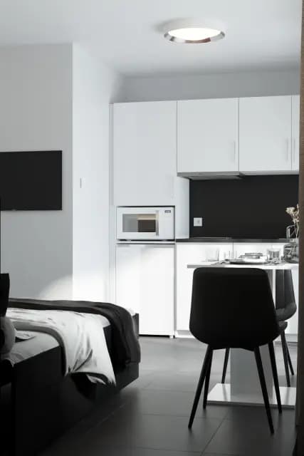 Premium studio in a residence, in Offenbach