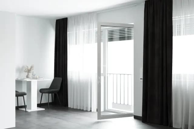 Studio Black in a student residence, in Offenbach