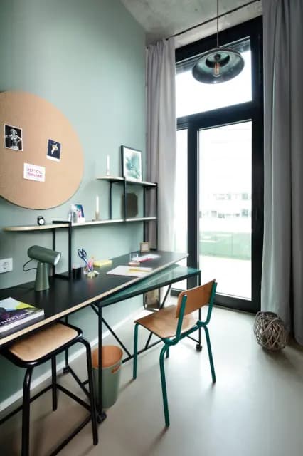 Welcoming studio next to the Riedberg campus of Goethe University