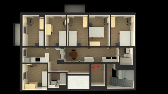Zimmer in der Mullerstrasse A
