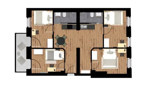 Zimmer in der Sickingenstrasse -