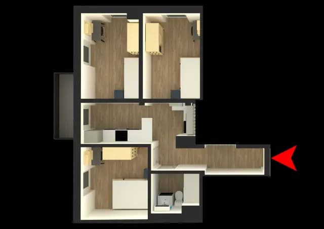 Zimmer in der Mullerstrasse A