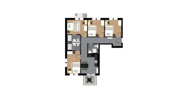 Zimmer in der Schmidstrasse F-K