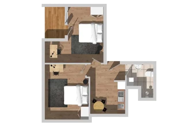 Zimmer in der Amsterdamer Str.