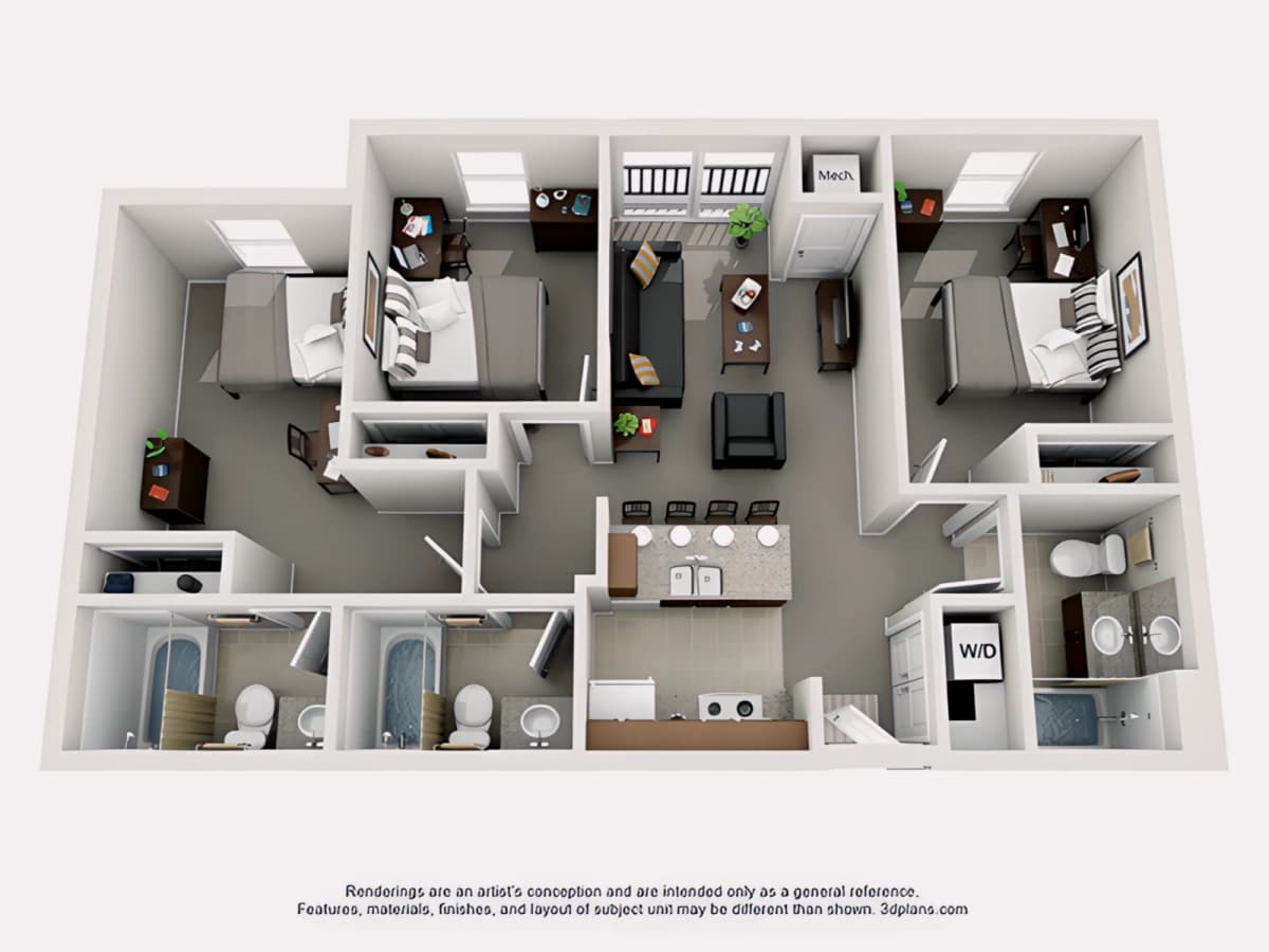 The Courtyards Student Apartments image