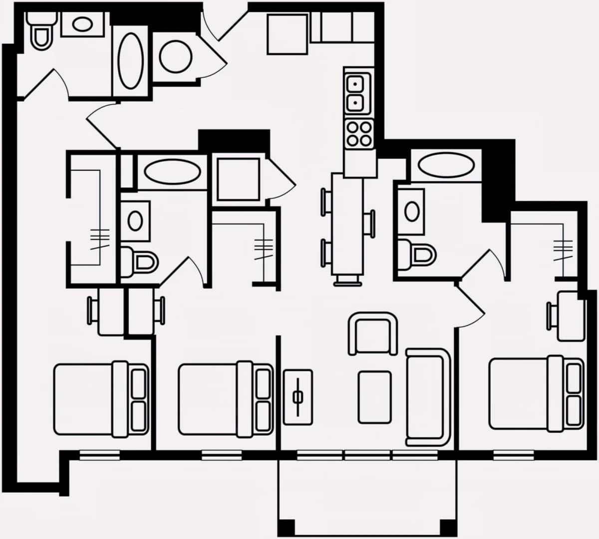 Reflection Student Apartments image