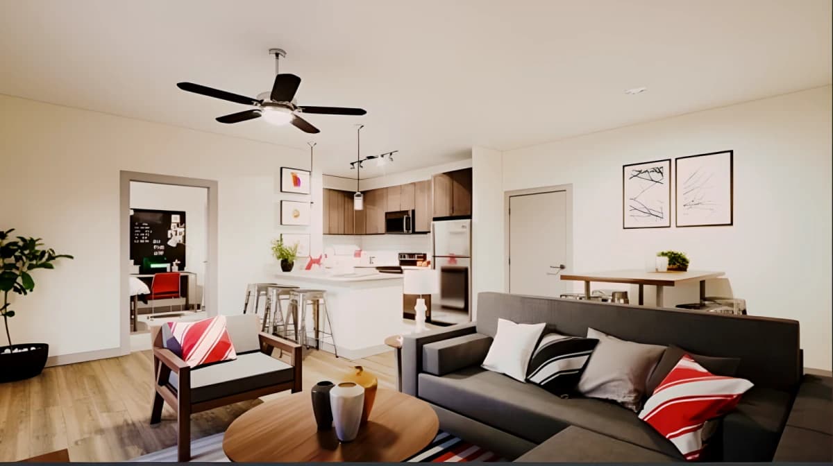 1 Bed 1 Bath A2