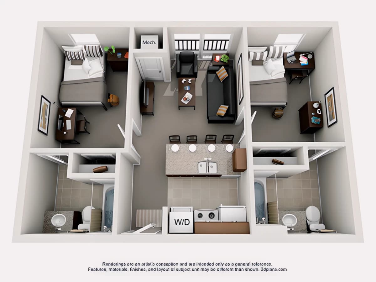 The Courtyards Student Apartments image