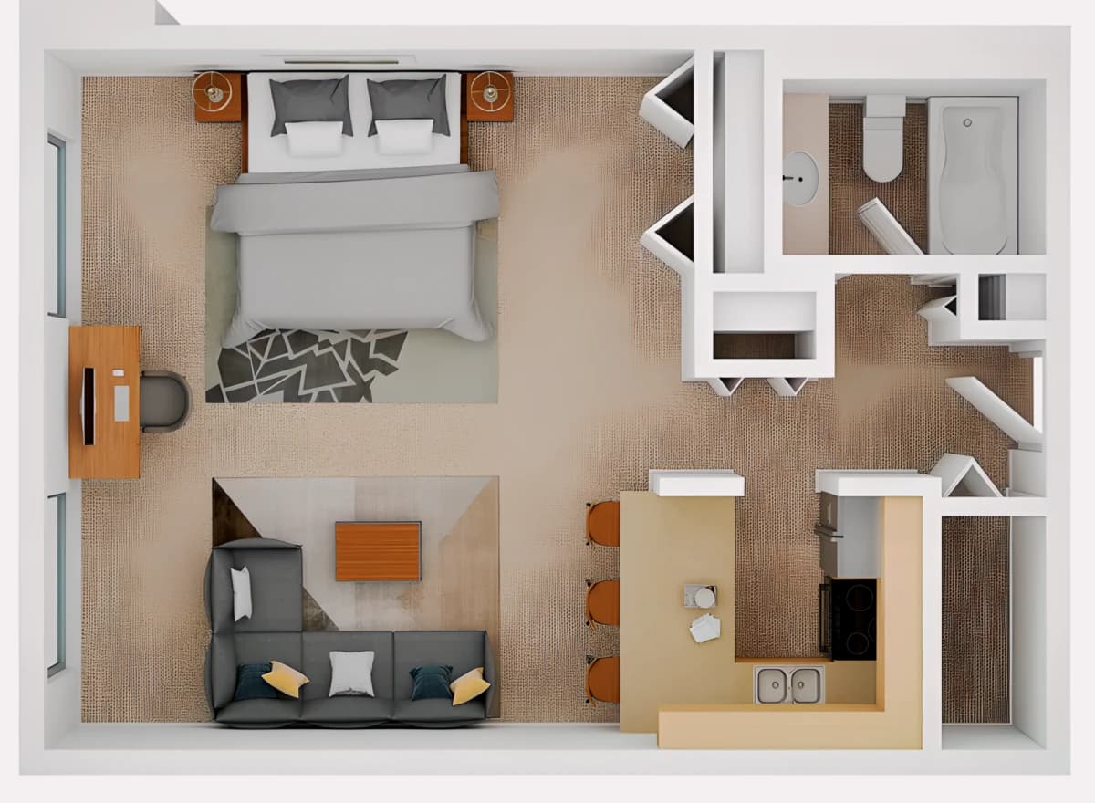 Bachelor 2-4 floor