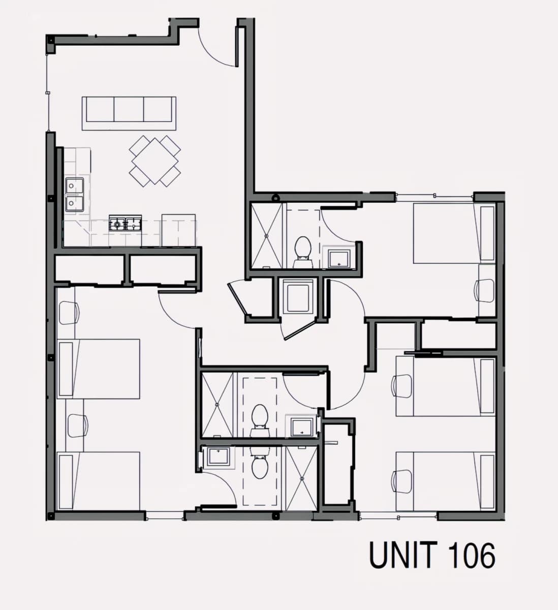 3 Bed3 Bath  106