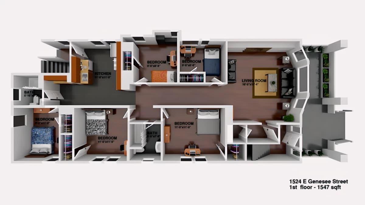 1524 East Genesee St Apartment 1 image