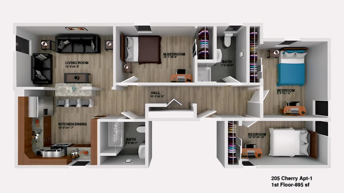 205 Cherry St Apartment 1 image