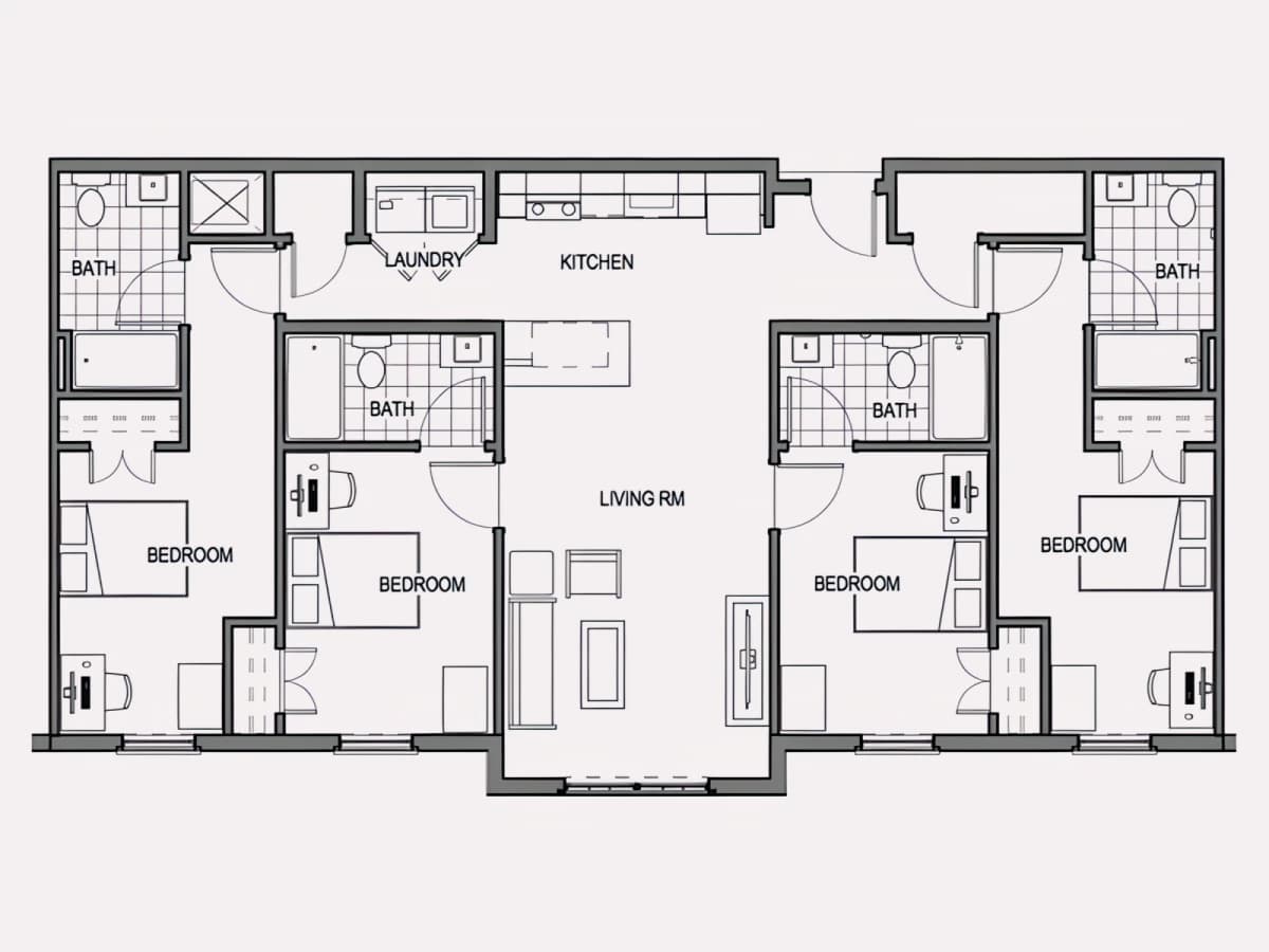 College Suites at City Station East image