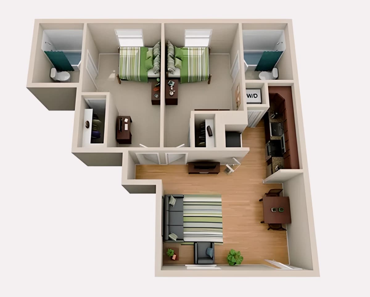 U Lake Apartment image