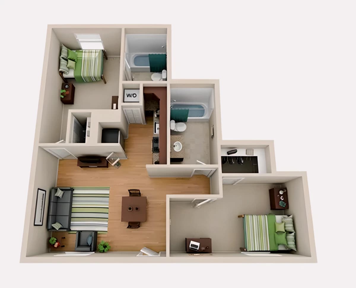 U Lake Apartment image