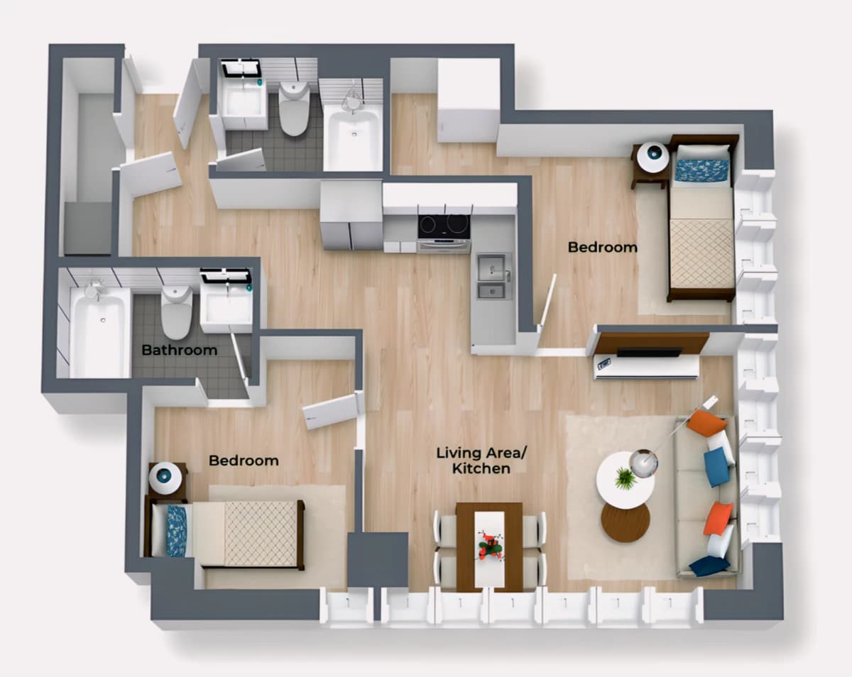 2 Bedroom - Willow