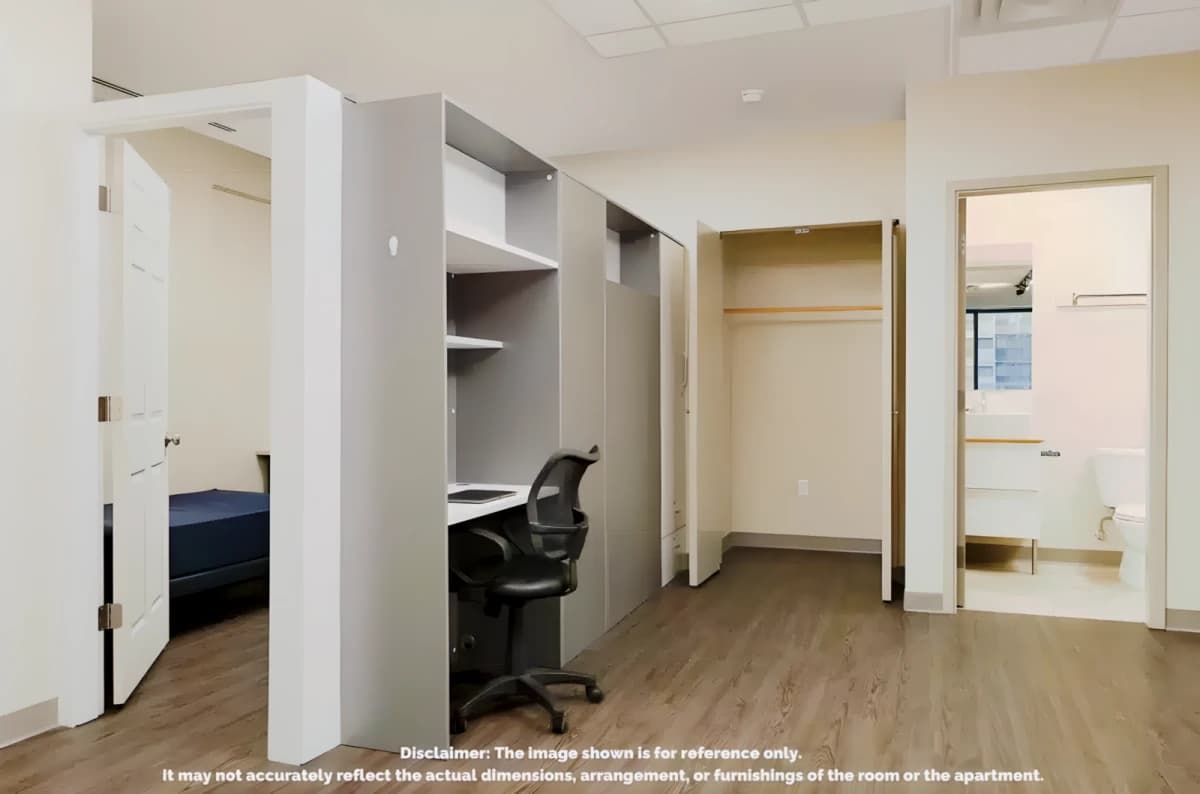 Sectioned Private Bedroom