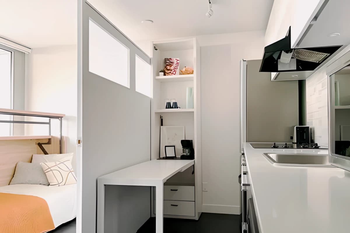 Sectioned Private Bedroom