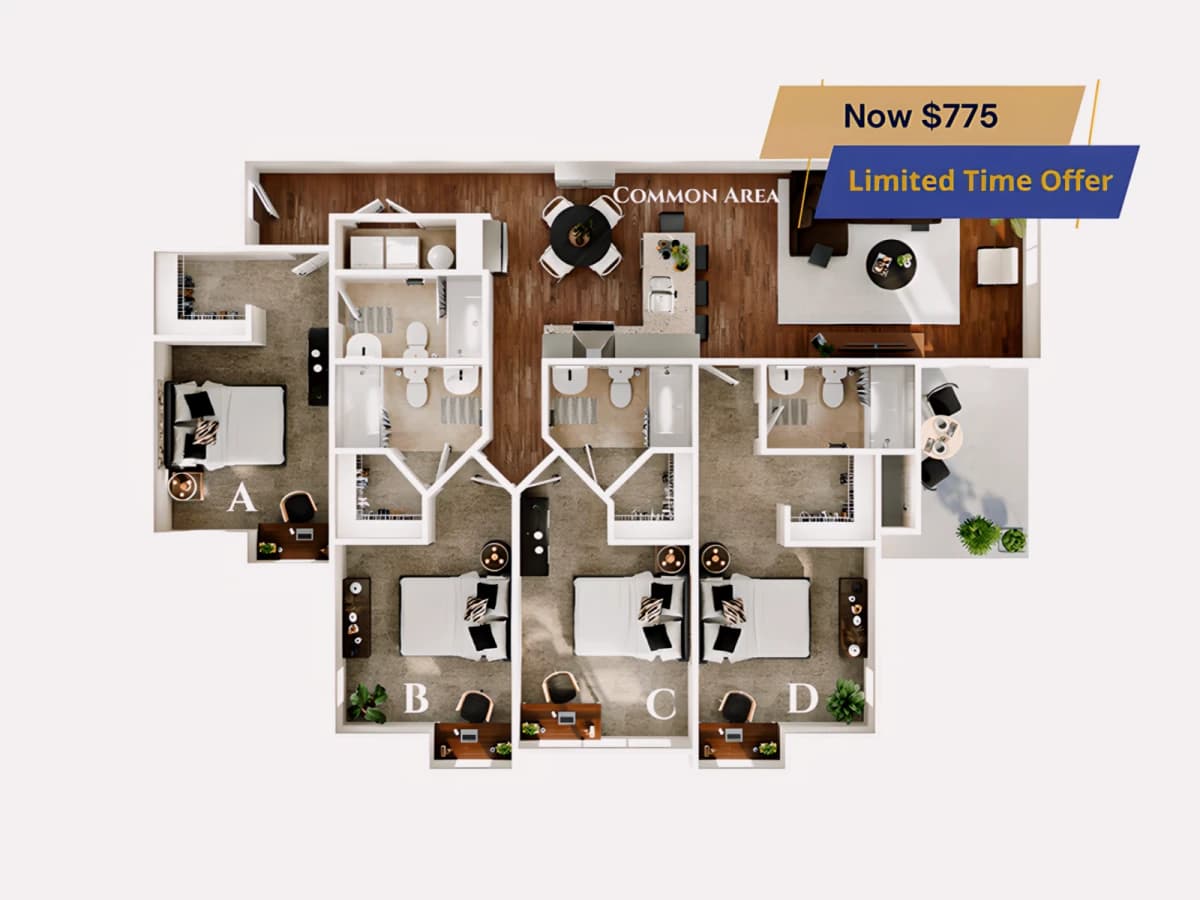 Arcadia Student Living image